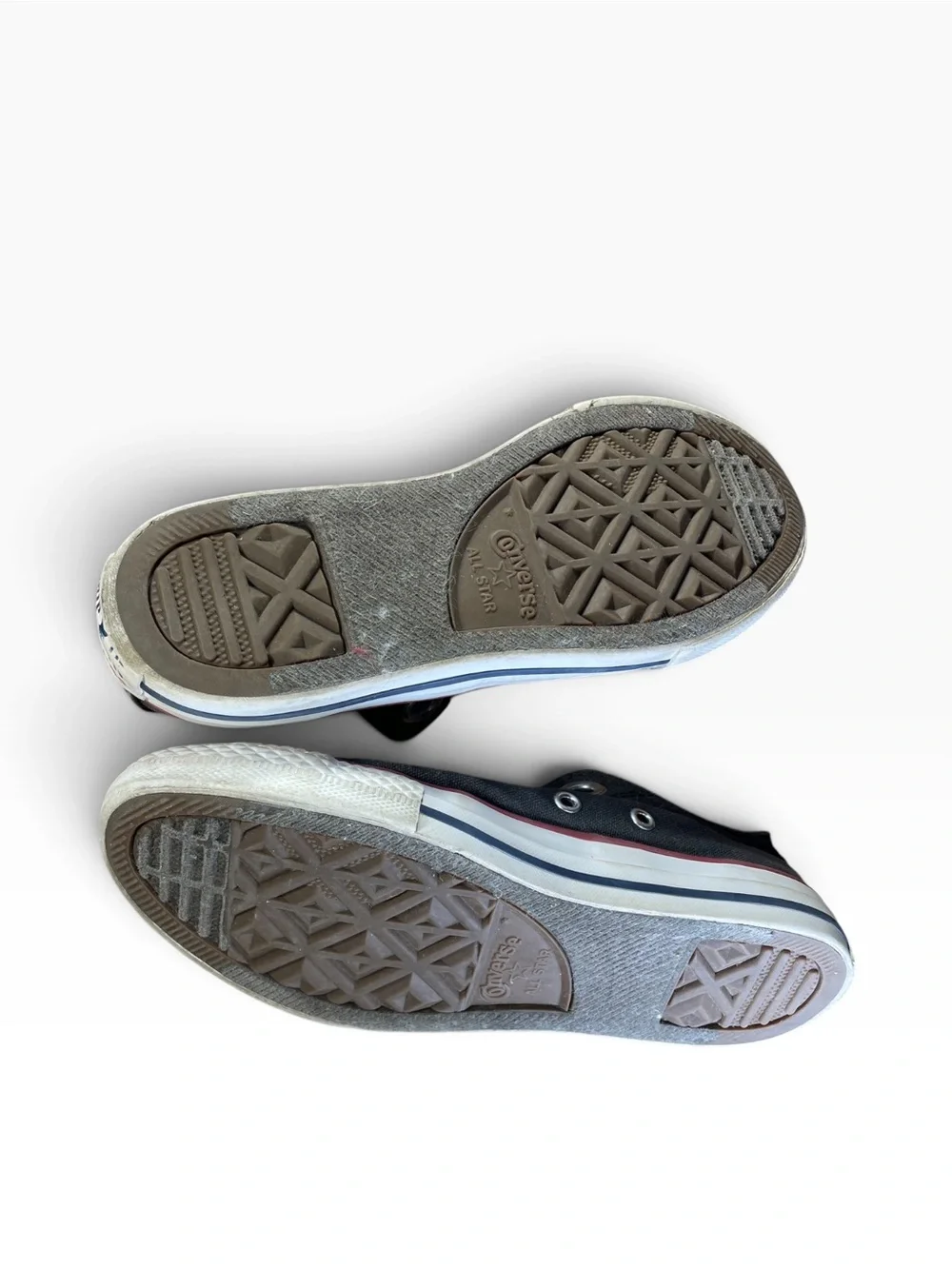 Kids Low-Top Canvas Slip-On Sneakers in Charcoal Gray